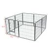 32" Dog Pet Playpen Heavy Duty Metal Exercise Fence Hammigrid 8 Panel