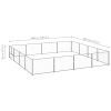 Dog Kennel Silver 172.2 ftÂ¬â‰¤ Steel