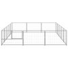 Dog Kennel Silver 161.5 ftÂ¬â‰¤ Steel