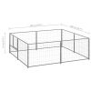 Dog Kennel Silver 43.1 ftÂ¬â‰¤ Steel